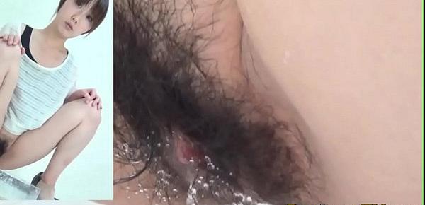  Hairy pussy fetish asian cuties pee